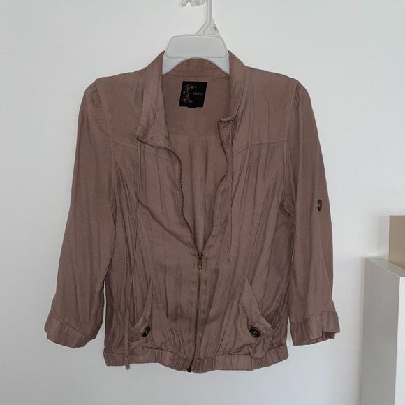 mine Jackets & Blazers - Taupe Light Jacket/Blazer
